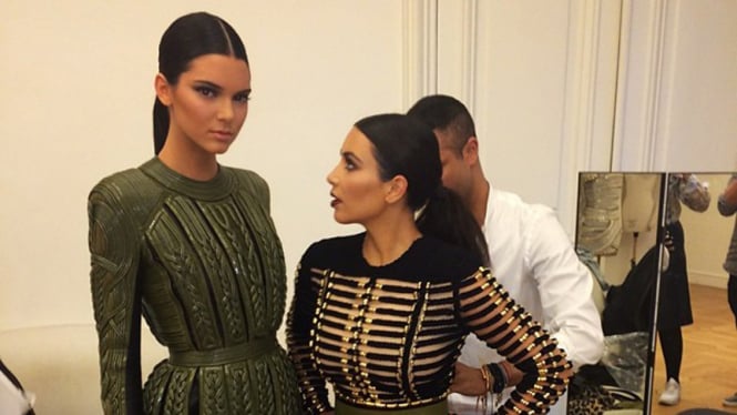 Kendall Jenner dan Kim Kardashian