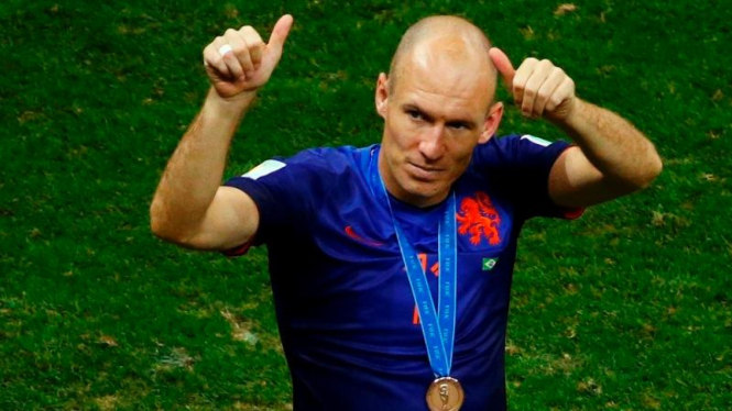 Pemain Belanda, Arjen Robben.