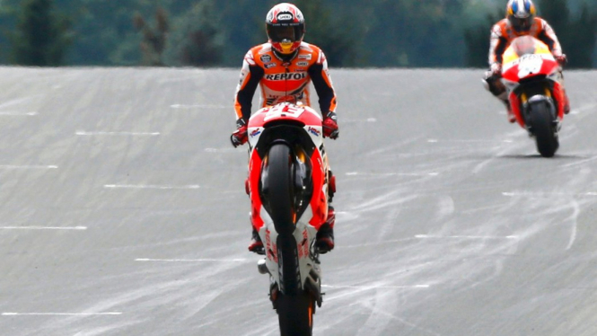 Marc Marquez juara di MotoGP Jerman
