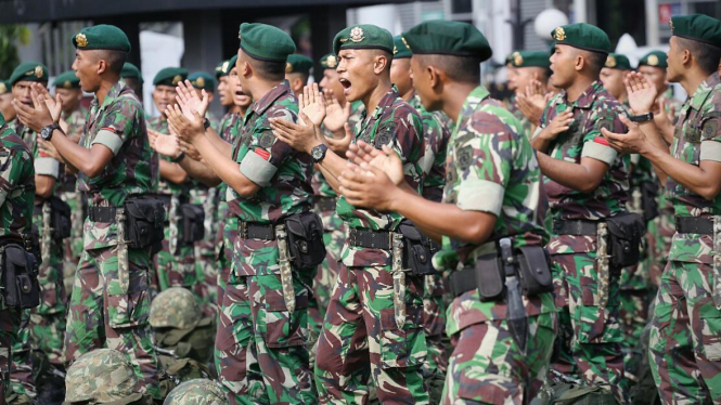 Apel kesiapan TNI Menjelang Pengumuman Pilpres 2014