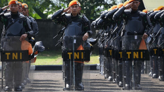 Apel kesiapan TNI Menjelang Pengumuman Pilpres 2014