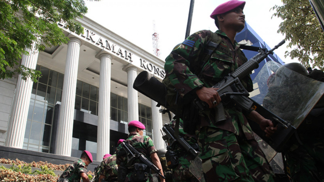 Persiapan Pengamanan Ekstra oleh Polisi dan TNI 