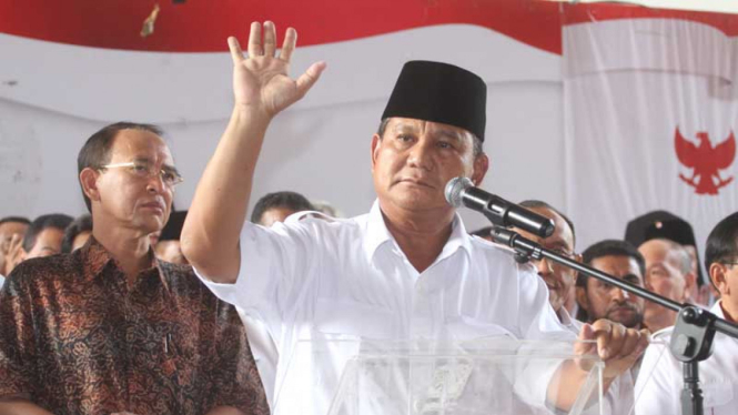 Prabowo Subianto Tolak Hasil Pilpres 2014