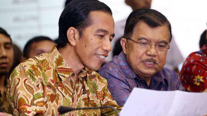 Jokowi - JK Presiden dan Wakil Presiden Terpilih