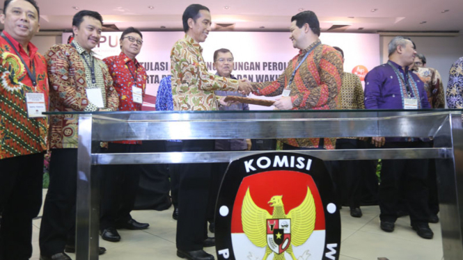 Jokowi - JK Presiden dan Wakil Presiden Terpilih