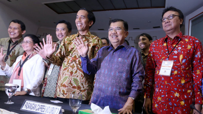 Jokowi - JK Presiden dan Wakil Presiden Terpilih