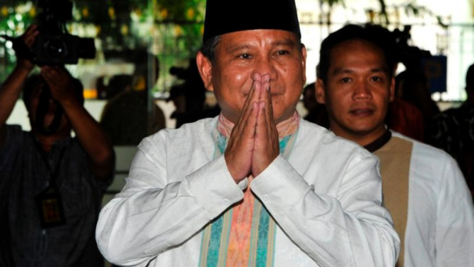 Ketua Umum Partai Gerindra Prabowo Subianto.