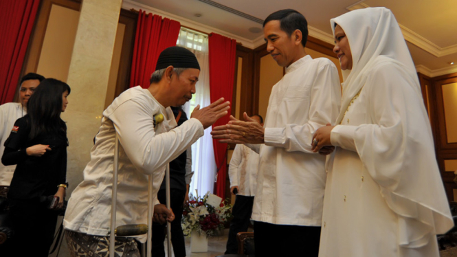 Jokowi gelar open house di kediamannya