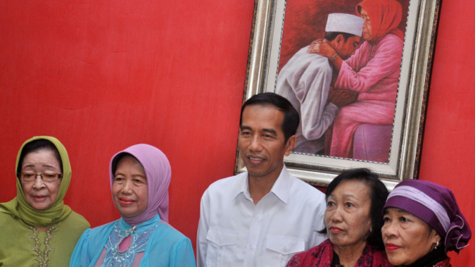 Jokowi gelar open house di Solo