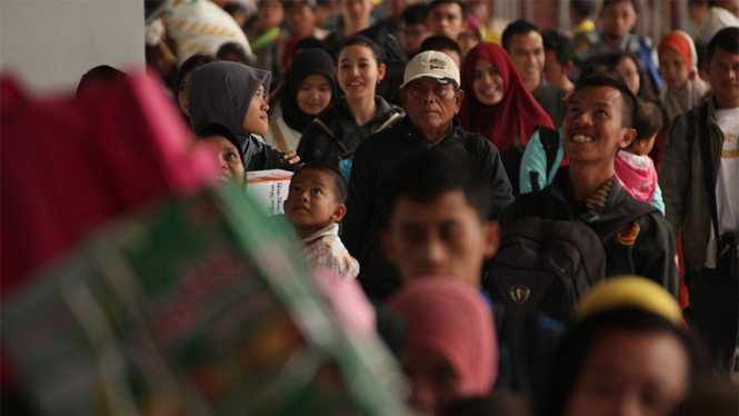 Stasiun Pasar Senen, Jakarta Pusat. 