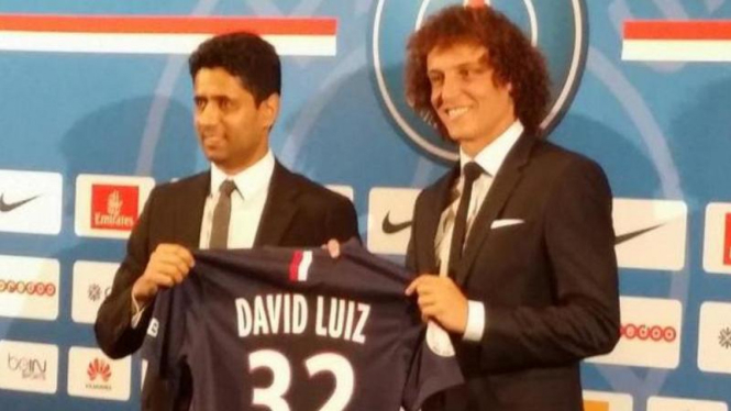 Pemain anyar Paris Saint-Germain, David Luiz