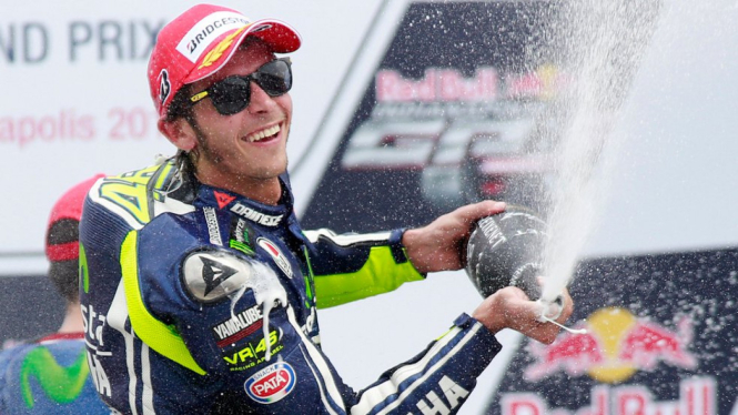 Valentino Rossi di MotoGP Indianapolis 2014