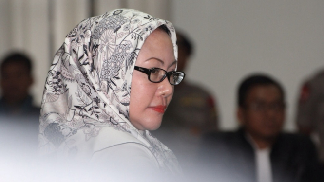 Mantan Gubernur Banten, Ratu Atut Chosiyah.