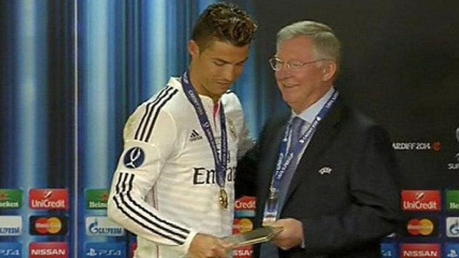 Cristiano Ronaldo dan Sir Alex Ferguson