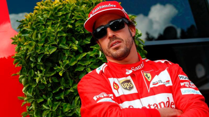 Pembalap andalan Ferrari, Fernando Alonso