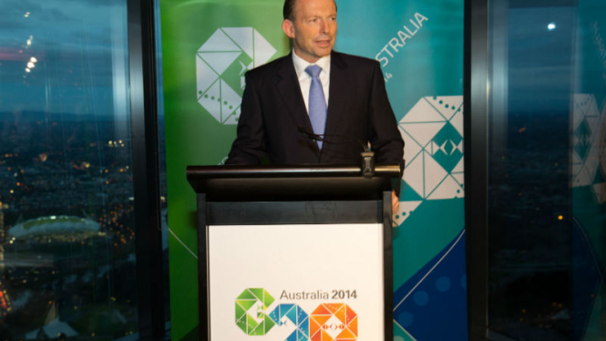 Perdana Menteri Australia, Tony Abbott berbicara mengenai persiapan G20