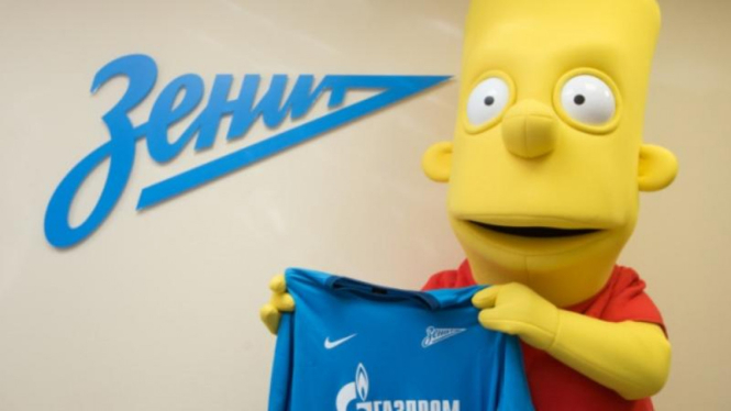 Bart Simpsons gabung Zenit St Petersburg