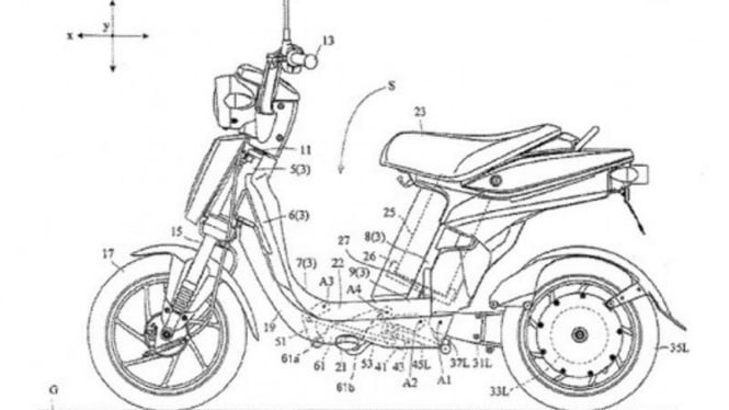 Desain motor Yamaha terbaru.