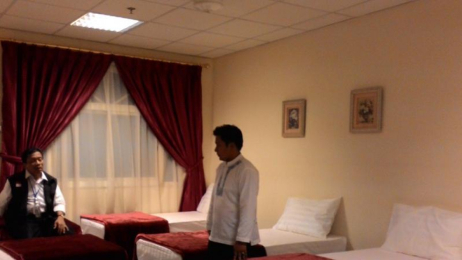 Kamar Jemaah Calon Haji di Hotel Tarwat Zamzam