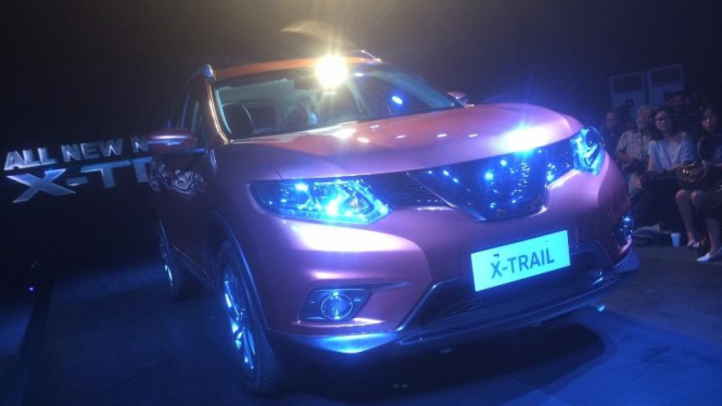 Peluncuran All New X-Trail di Jakarta, Jumat (12/9/2014).