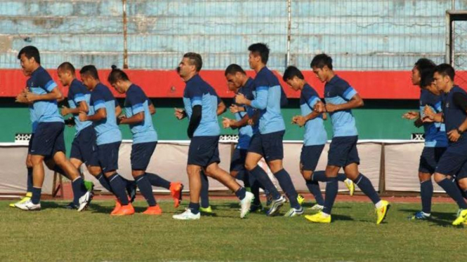 Timnas Indonesia latihan