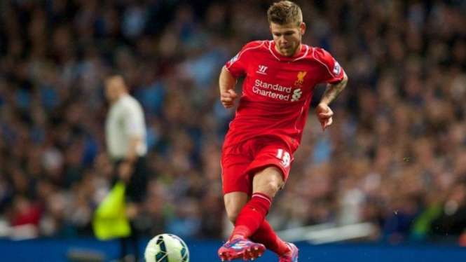 Gelandang Liverpool, Alberto Moreno 