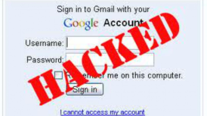 Hacked Akun Gmail.