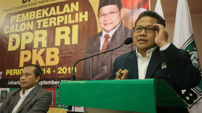 Muhaimin Iskandar di Pembekalan Calon Terpilih DPR dari PKB