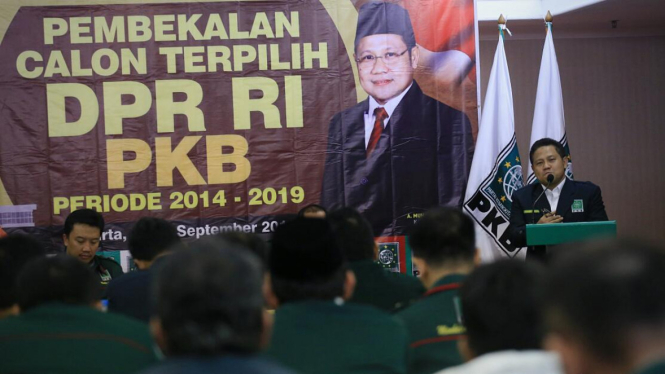 Muhaimin Iskandar di Pembekalan Calon Terpilih DPR dari PKB