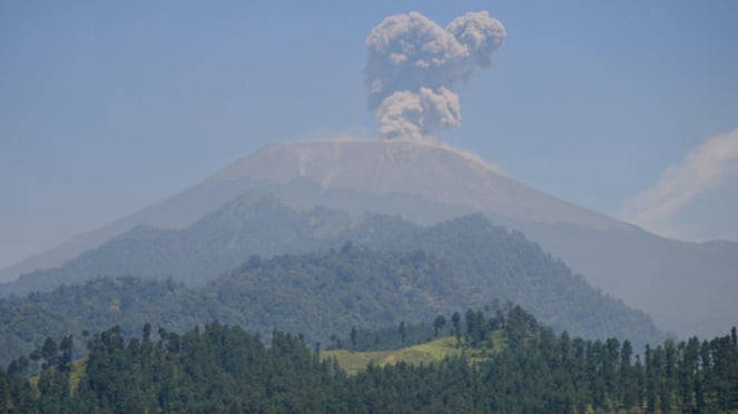 Monte Slamet en Java Central