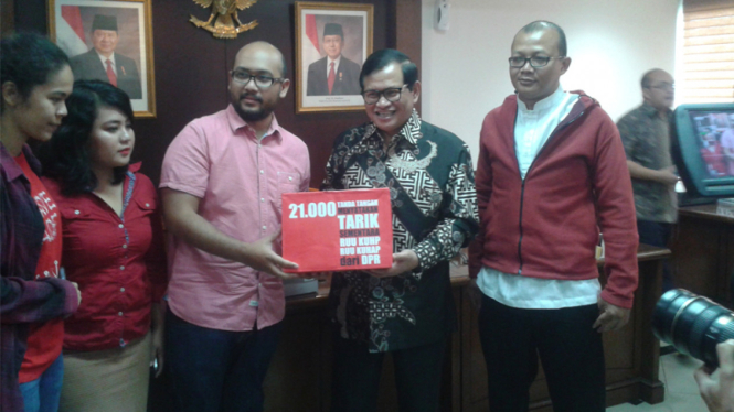 Ketua DPR RI Pramono Anung menerima perwakilan ICW