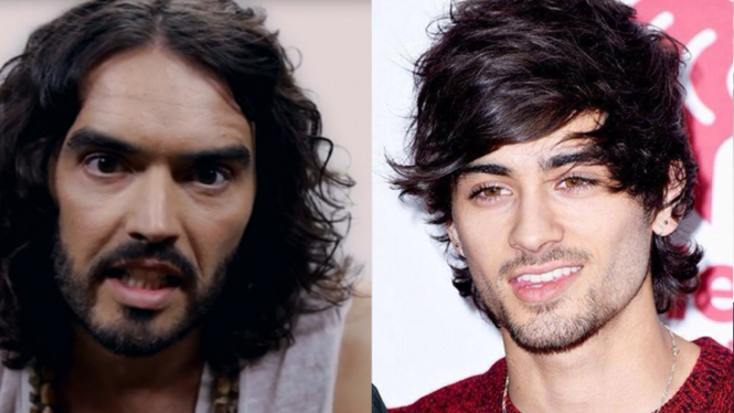 Russell Brand dan Zayn Malik