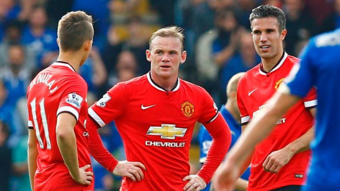 Pemain Manchester United, Wayne Rooney dan Robin van Persie