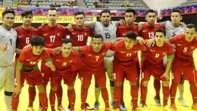 Pemain tim nasional futsal Indonesia di Piala AFF 2014