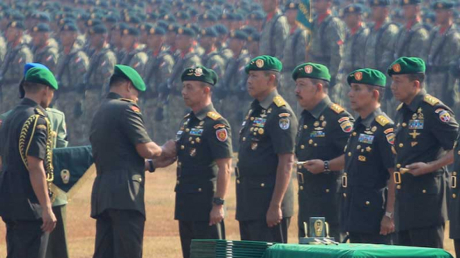 Mayjen TNI Mulyono Resmi Jabat Pangkostrad