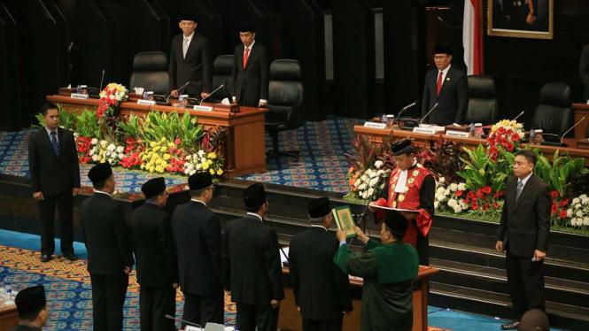 Pelantikan Anggota DPRD DKI Periode 2014-2019