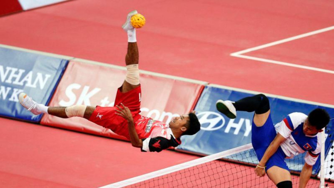 Pemain sepaktakraw Indonesia di Asian Games 2014