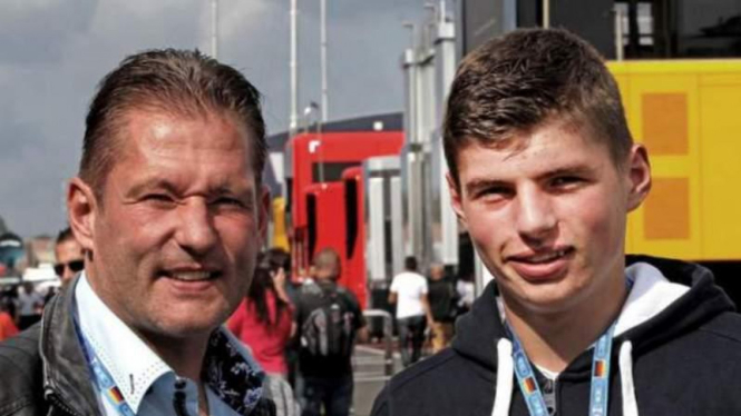 Jos Verstappen dan Max Verstappen