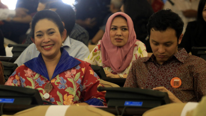 Titiek Soeharto Moreno Gladi Bersih Pelantikan Anggota MPR DPR DPD