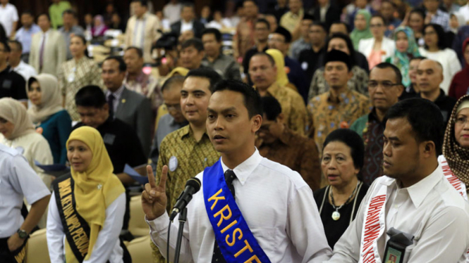 Gladi Bersih Pelantikan Anggota MPR DPR DPD