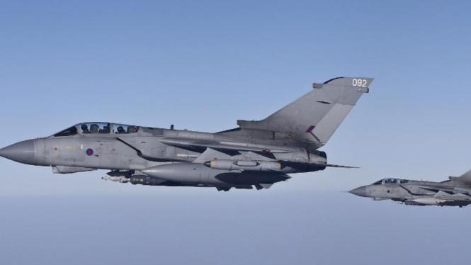 Tornado GR-4 milik angkatan udara Inggris.