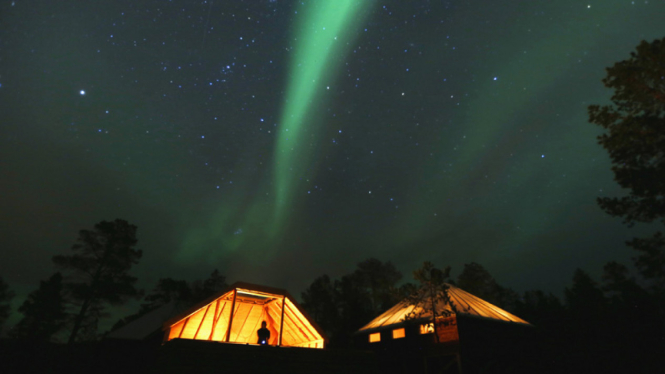 aurora borealis di mestervik