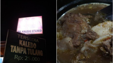 Kaledo stereo, restoran yang menjual masakan khas palu