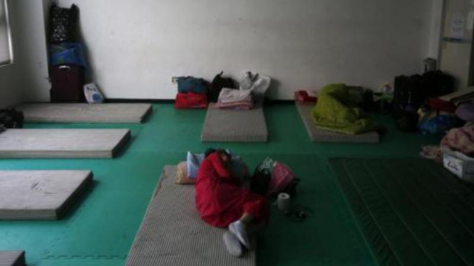 Kamp pekerja migran di Seoul, Korsel.