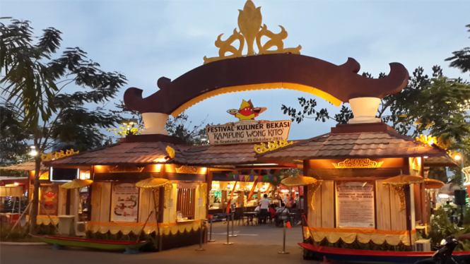 Festival Kuliner Bekasi Kampung Wong Kito di Summarecon Mall Bekasi