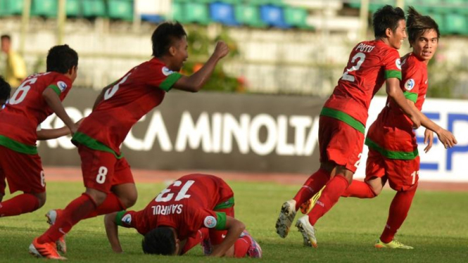 Pemain Timnas Indonesia U-19 era Evan Dimas cs.