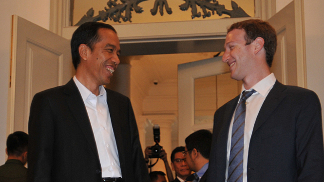 Mark Zuckerberg Bertemu Jokowi di Balai Kota Jakarta