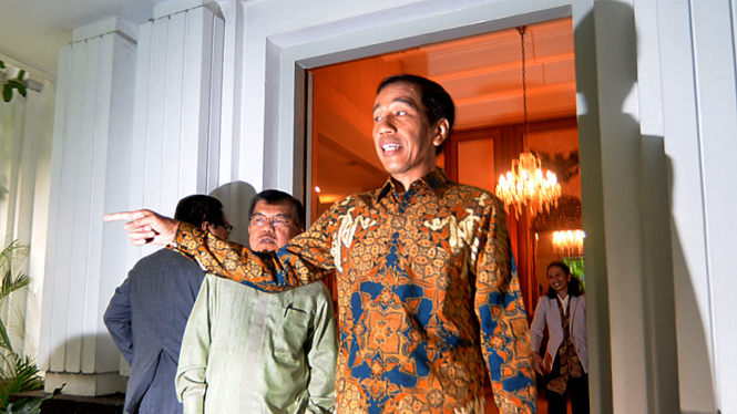 Pimpinan MPR Kumpul Dirumah Dinas Jokowi