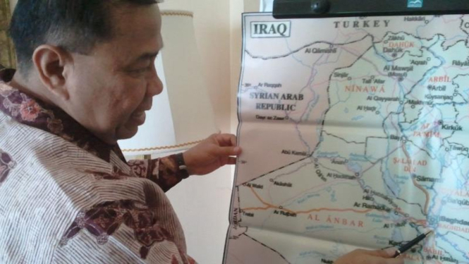 Dubes RI untuk Irak Safzen Noerdin menjelaskan situasi di Irak, 16 Oktober.