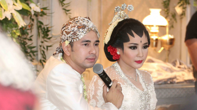 Pernikahan tradisional Raffi Ahmad dan Nagita Slavina 